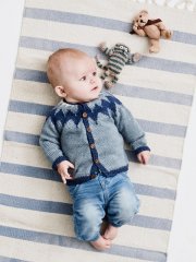 Babytröja med nordiskt mönster 3-24 mån PDF mönster