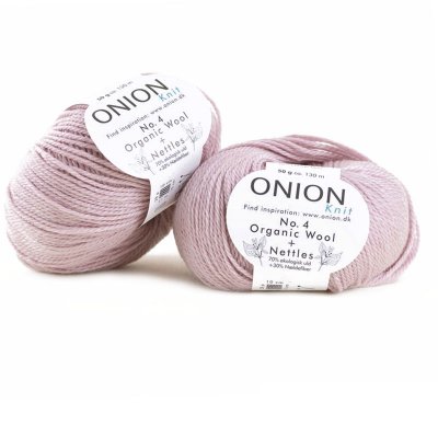 Onion No 4 Organic Wool Nettles Ljusrosa 835