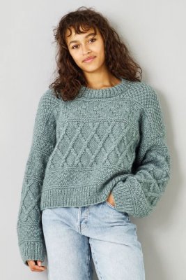 Oversize Sweater med struktur i Alice
