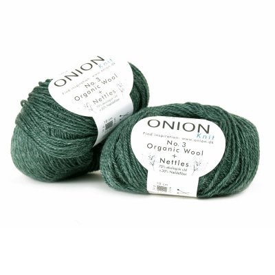 No. 3 Organic Wool + Nettles Buteljgrön 1106