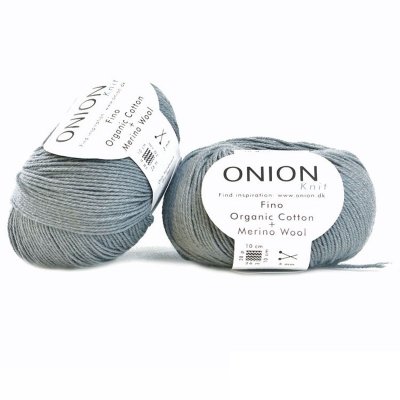 Fino Organic Cotton + Merinoull Ljusgrå