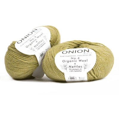 Onion No 4 Organic Wool Nettles Olivgrön 836